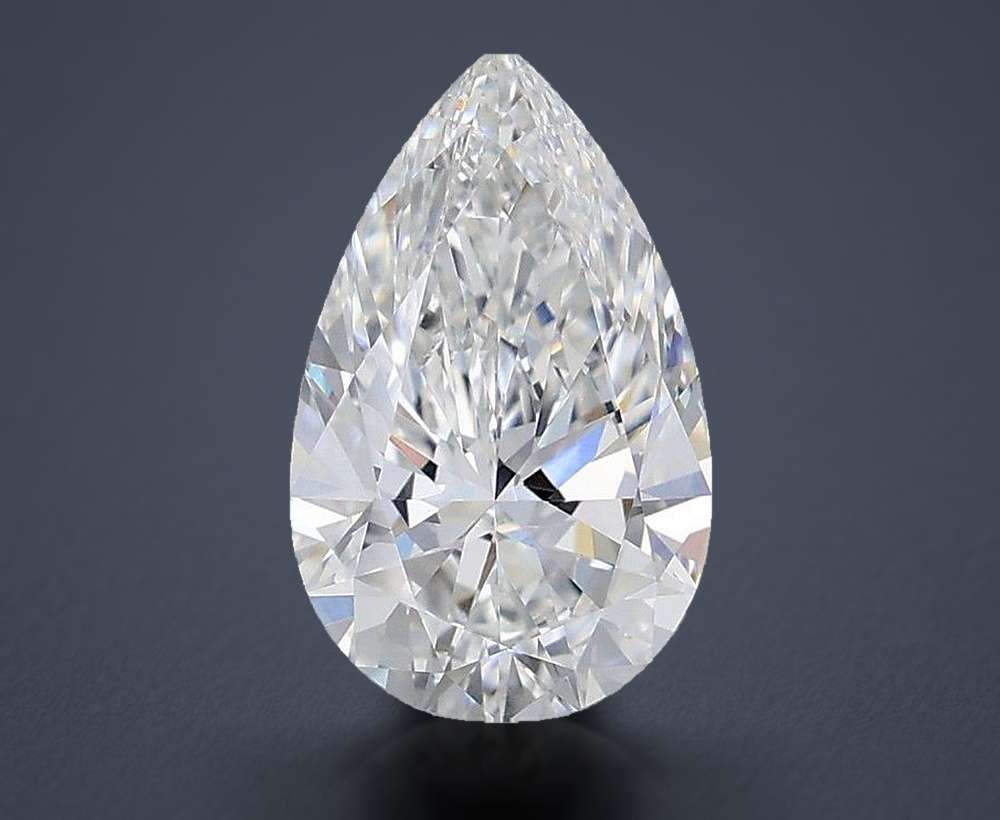 1.61 Carat Pear Lab Diamond