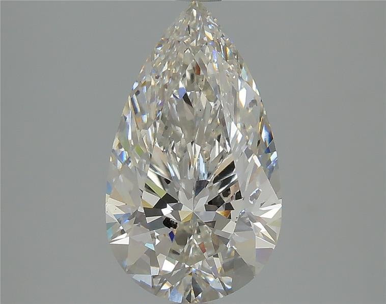 3.06ct G SI2 Rare Carat Ideal Cut Pear Lab Grown Diamond