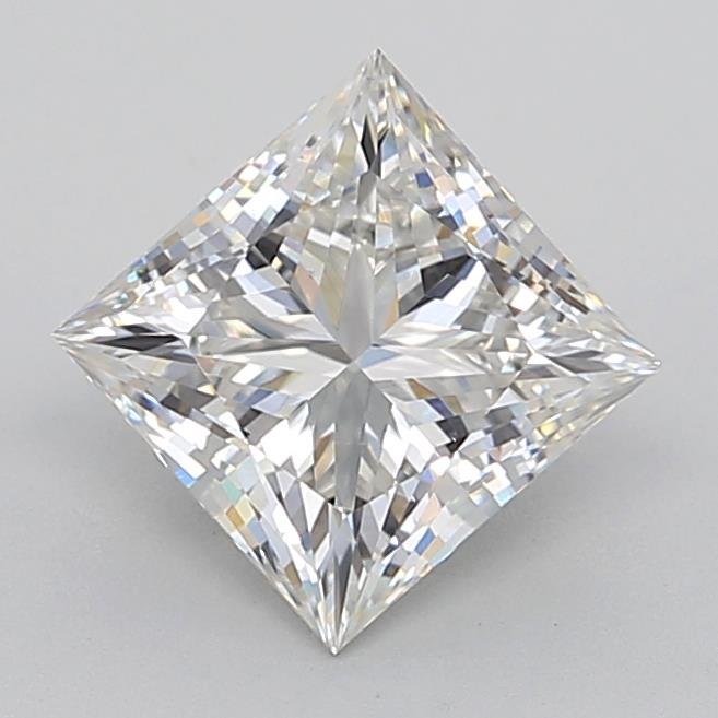 2.05ct F VS1 Rare Carat Ideal Cut Princess Lab Grown Diamond