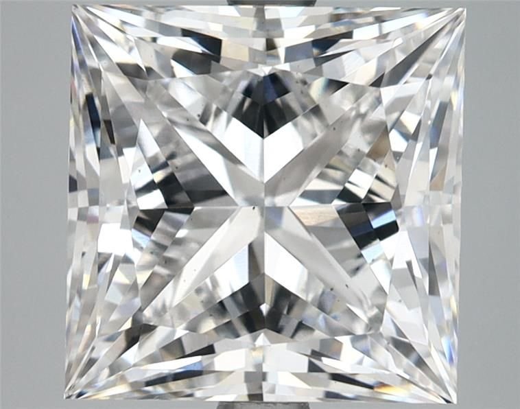 5.15ct E VS2 Rare Carat Ideal Cut Princess Lab Grown Diamond