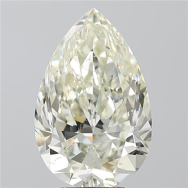 5.02ct J SI2 Very Good Cut Pear Diamond