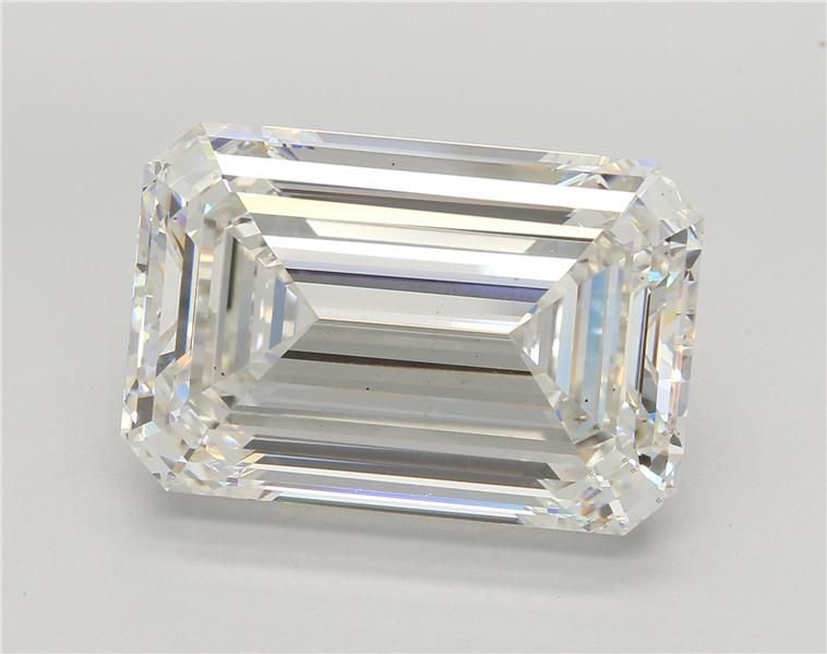 21.04ct G VS2 Rare Carat Ideal Cut Emerald Lab Grown Diamond