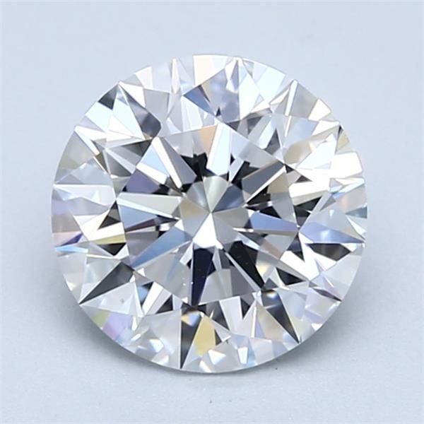 2.01ct E VS2 Rare Carat Ideal Cut Round Diamond