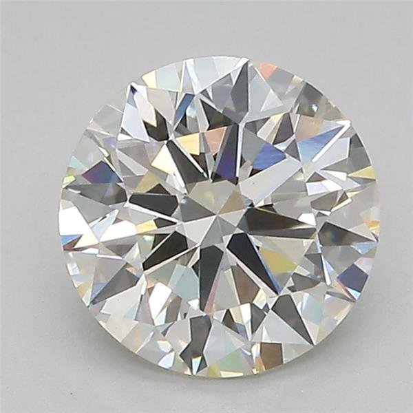 2.04ct J VS1 Excellent Cut Round Lab Grown Diamond