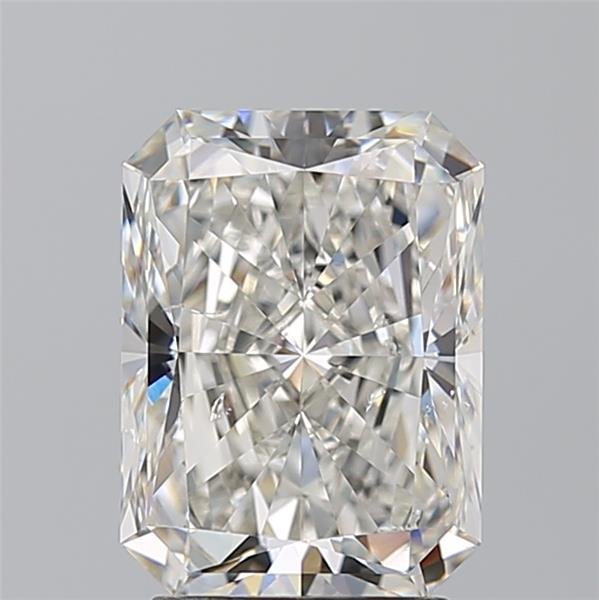 3.02ct I SI2 Rare Carat Ideal Cut Radiant Diamond