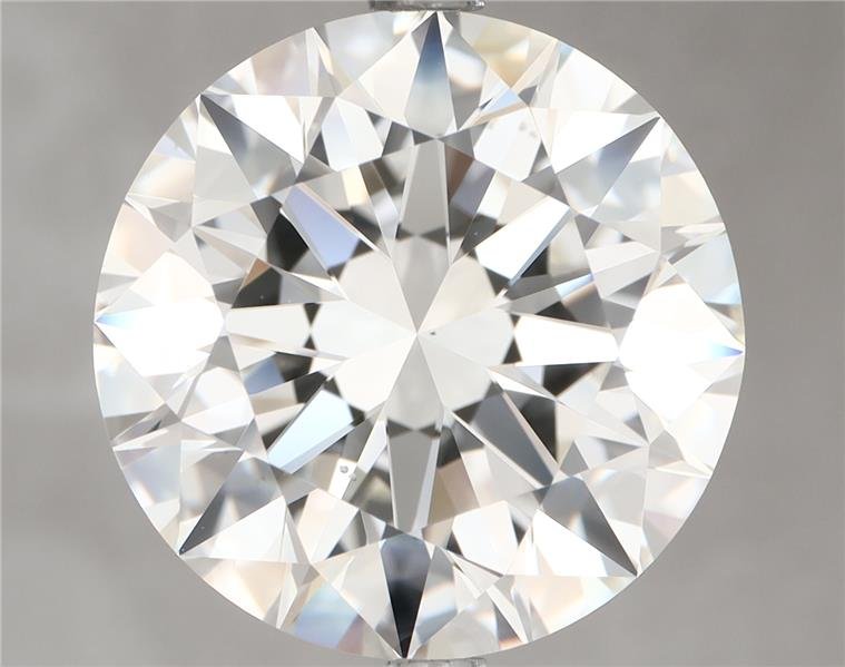 7.02ct H VS2 Rare Carat Ideal Cut Round Diamond