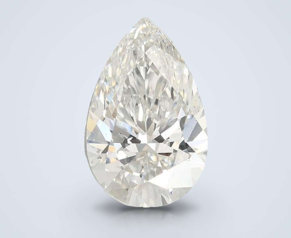 4.07 Carat Pear Lab Diamond