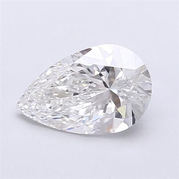 1.14ct D VVS2 Rare Carat Ideal Cut Pear Lab Grown Diamond