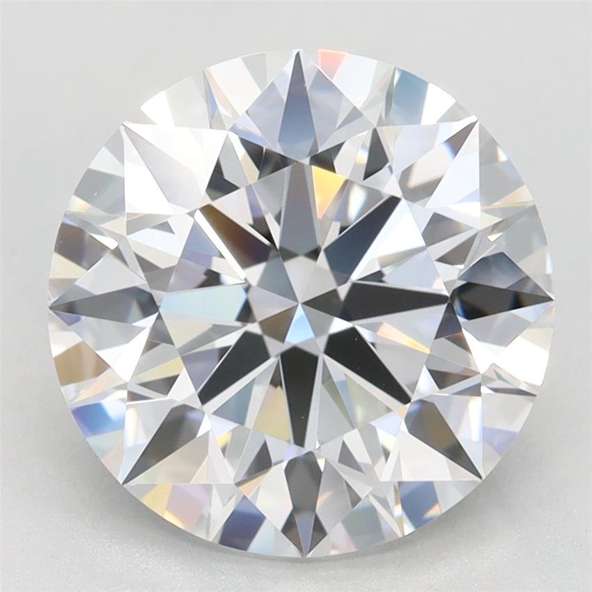 3.59ct D VVS2 Rare Carat Ideal Cut Round Lab Grown Diamond