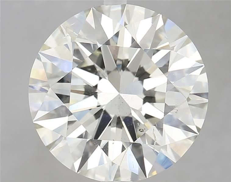 8.05ct J SI1 Rare Carat Ideal Cut Round Diamond