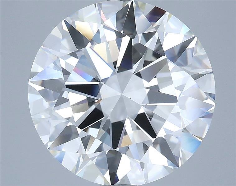 8.01ct H VS1 Rare Carat Ideal Cut Round Diamond