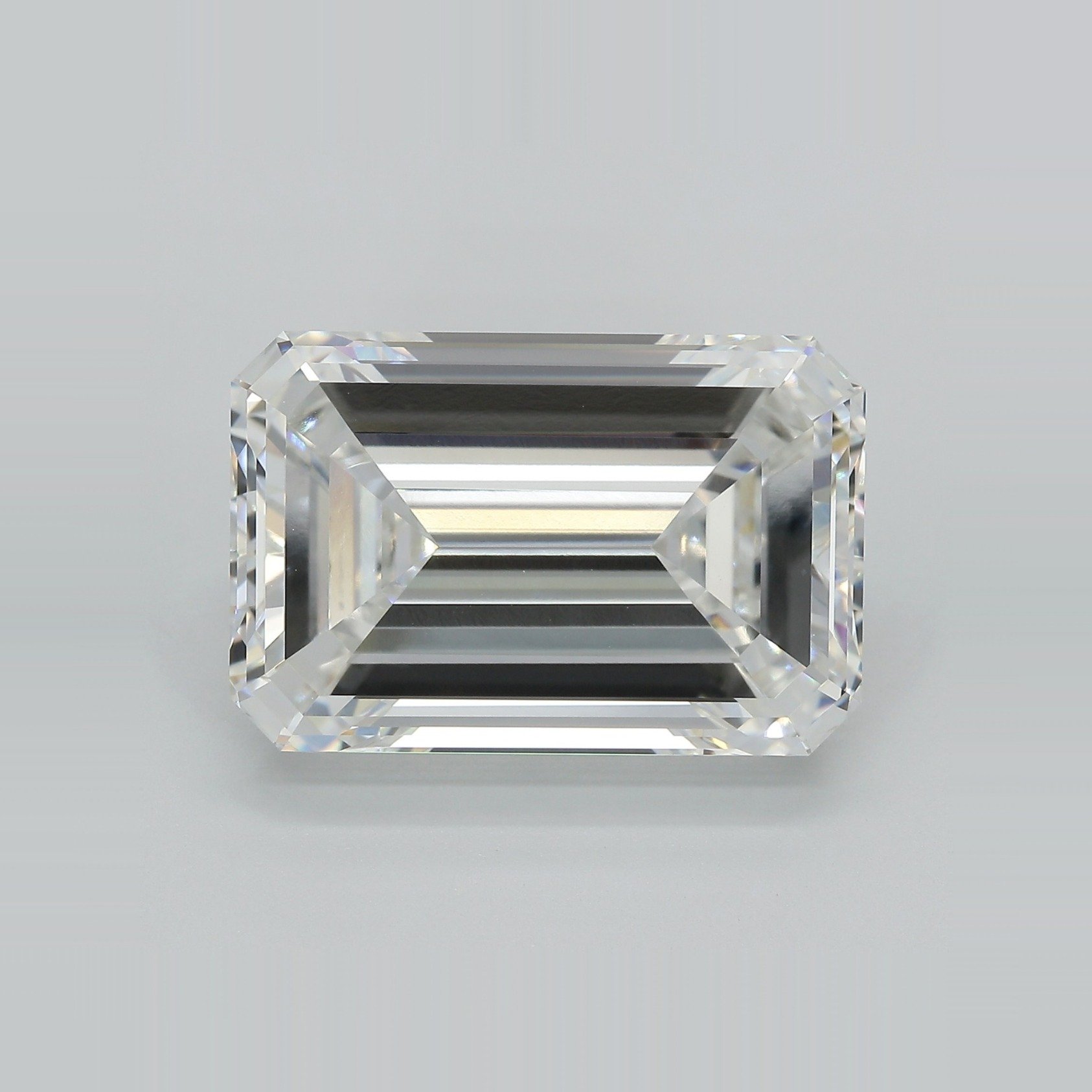 18.18ct F VVS2 Very Good Cut Emerald Lab Grown Diamond