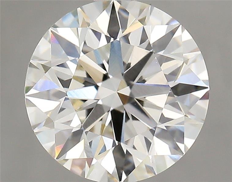 3.21ct I VVS2 Excellent Cut Round Lab Grown Diamond