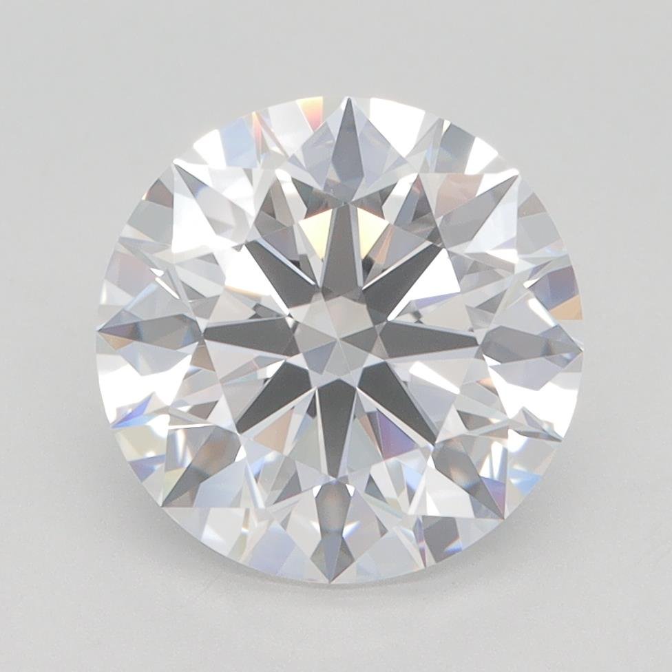 3.10ct D VVS1 Rare Carat Ideal Cut Round Lab Grown Diamond