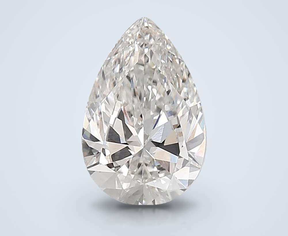 3.00 Carat Pear Lab Diamond