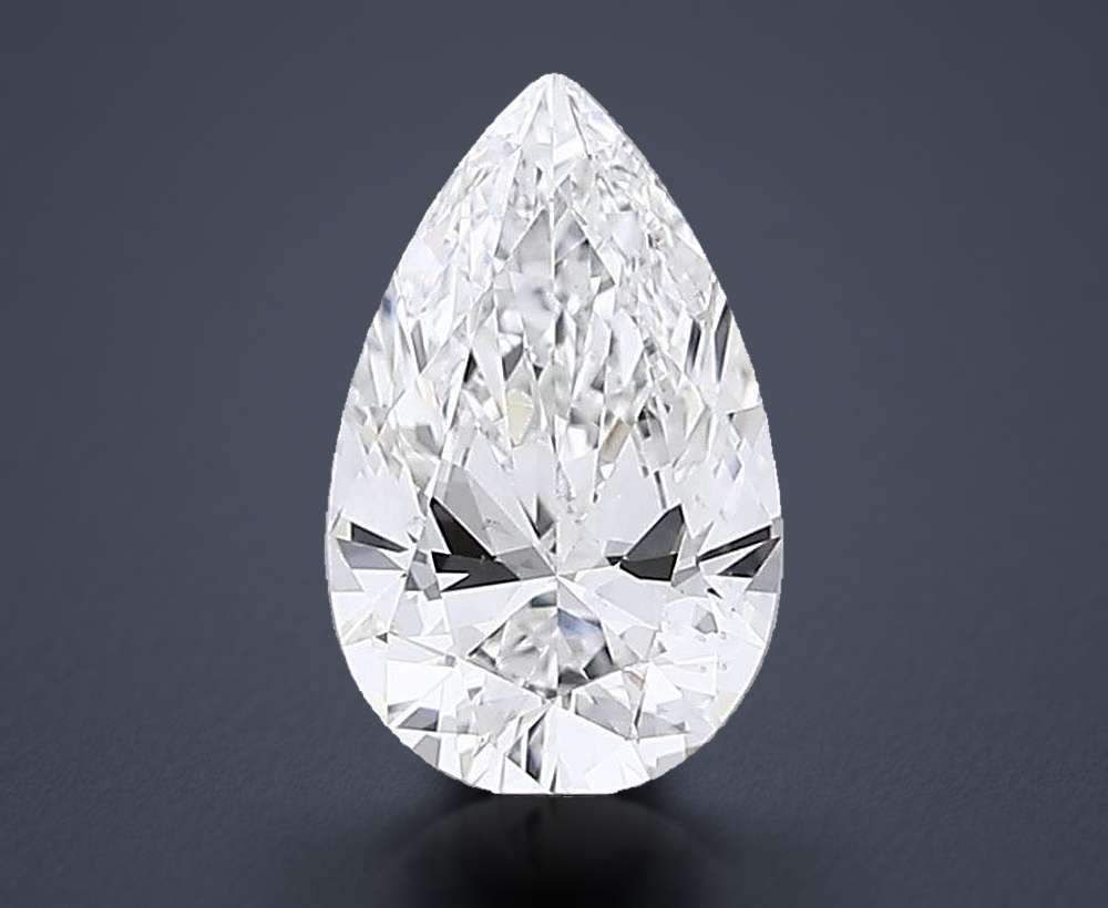 1.00 Carat Pear Lab Diamond