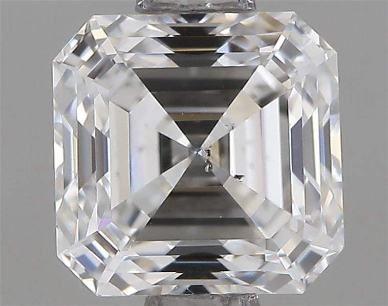 0.90ct F SI1 Very Good Cut Asscher Diamond