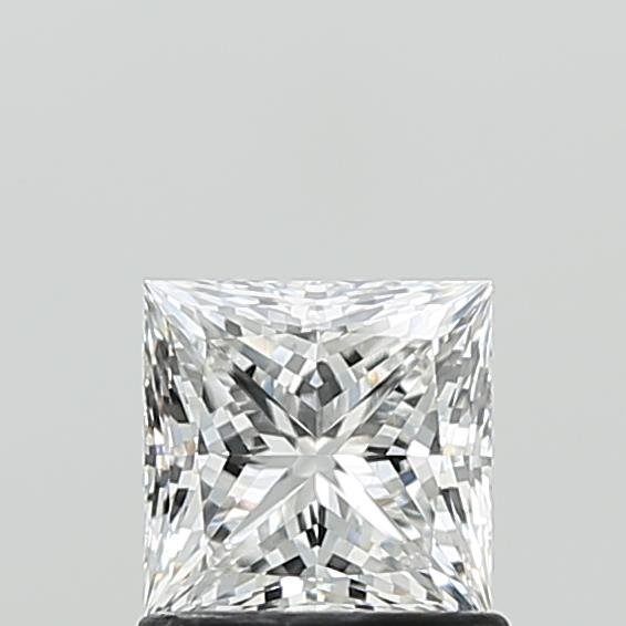 1.06ct F VS2 Rare Carat Ideal Cut Princess Lab Grown Diamond