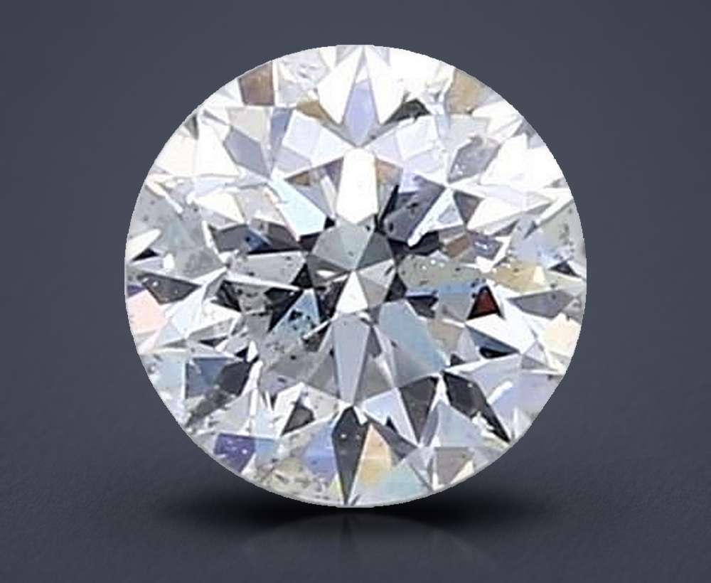0.71 Carat Round Natural Diamond