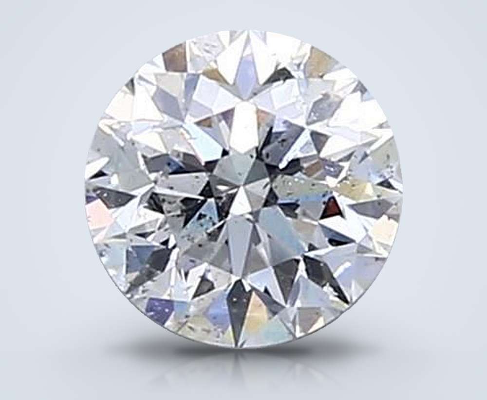 0.71 Carat Round Natural Diamond