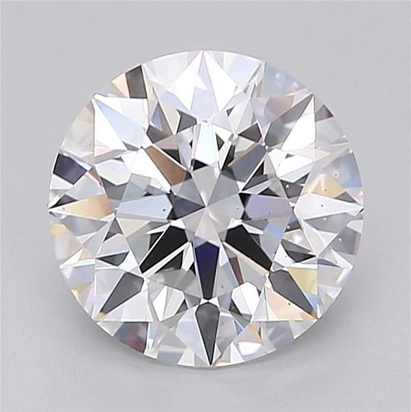 3.00ct D VS2 Rare Carat Ideal Cut Round Lab Grown Diamond