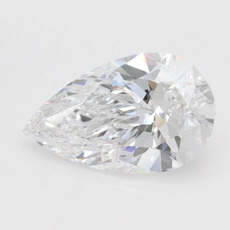 1.02ct D VVS1 Rare Carat Ideal Cut Pear Lab Grown Diamond