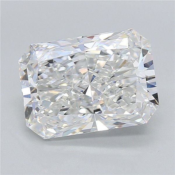 5.06ct E VVS2 Rare Carat Ideal Cut Radiant Lab Grown Diamond