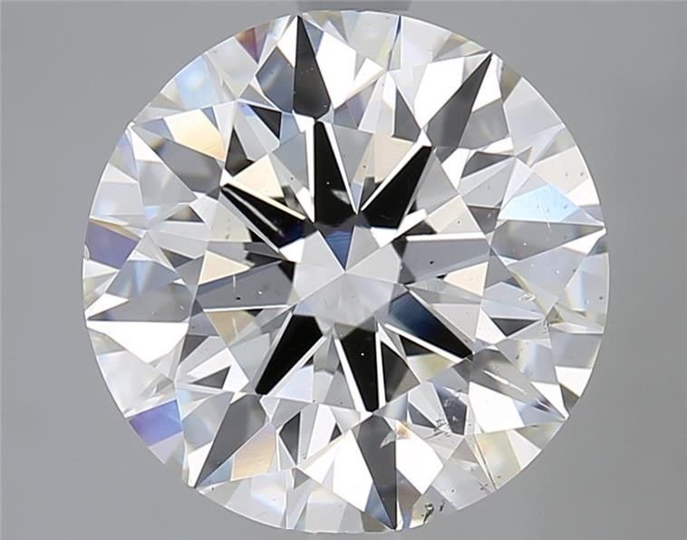4.00ct H SI2 Rare Carat Ideal Cut Round Diamond