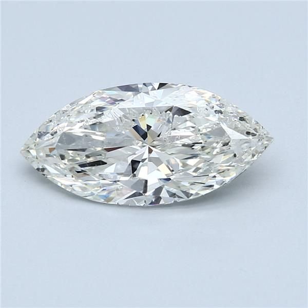 3.00ct J SI2 Rare Carat Ideal Cut Marquise Diamond