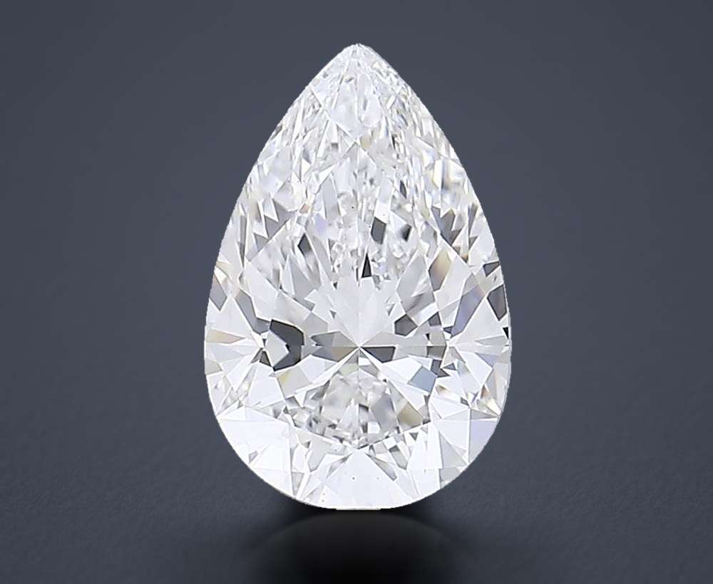 3.54 Carat Pear Lab Diamond