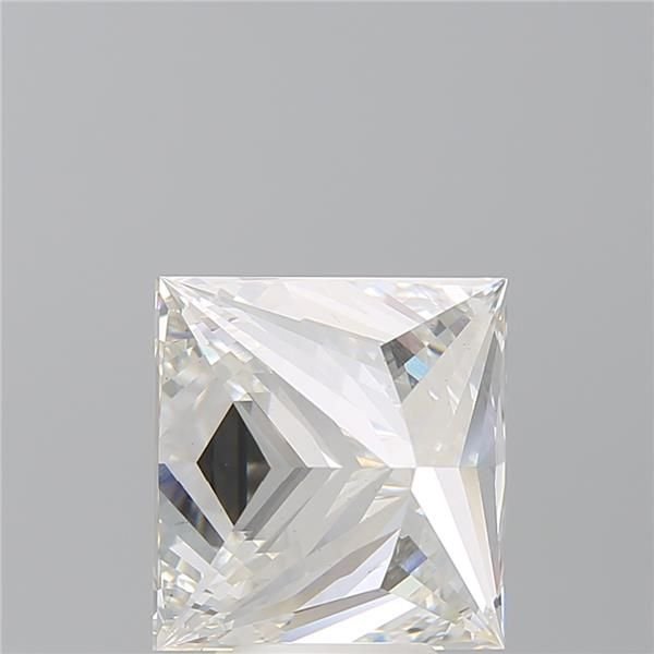 6.19ct H VS2 Rare Carat Ideal Cut Princess Lab Grown Diamond