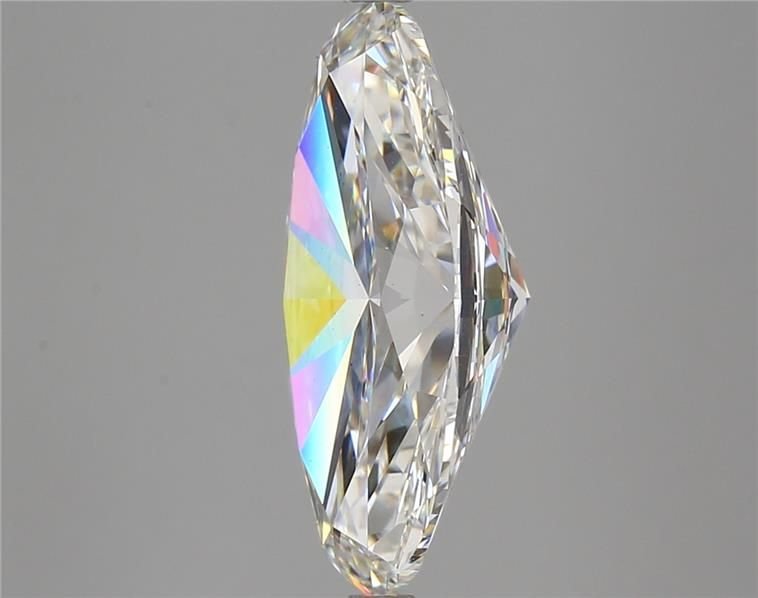 6.07ct H VS2 Rare Carat Ideal Cut Oval Lab Grown Diamond