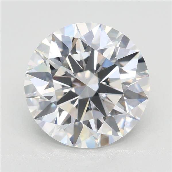 3.09ct D VS1 Rare Carat Ideal Cut Round Lab Grown Diamond