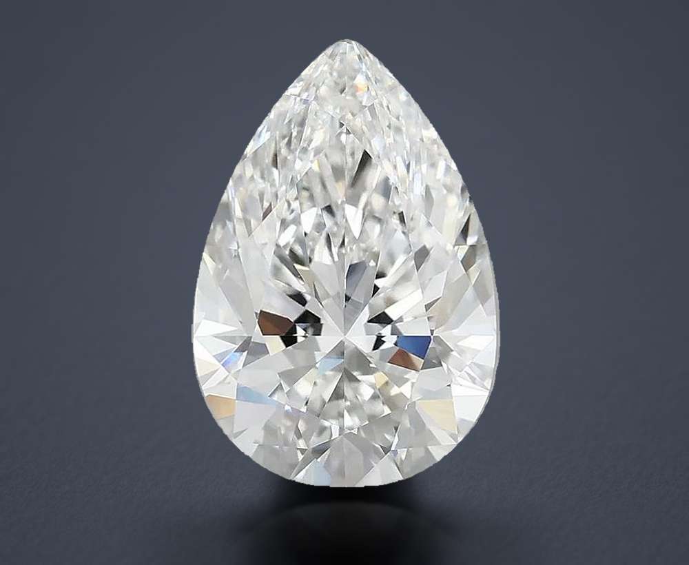 3.51 Carat Pear Lab Diamond