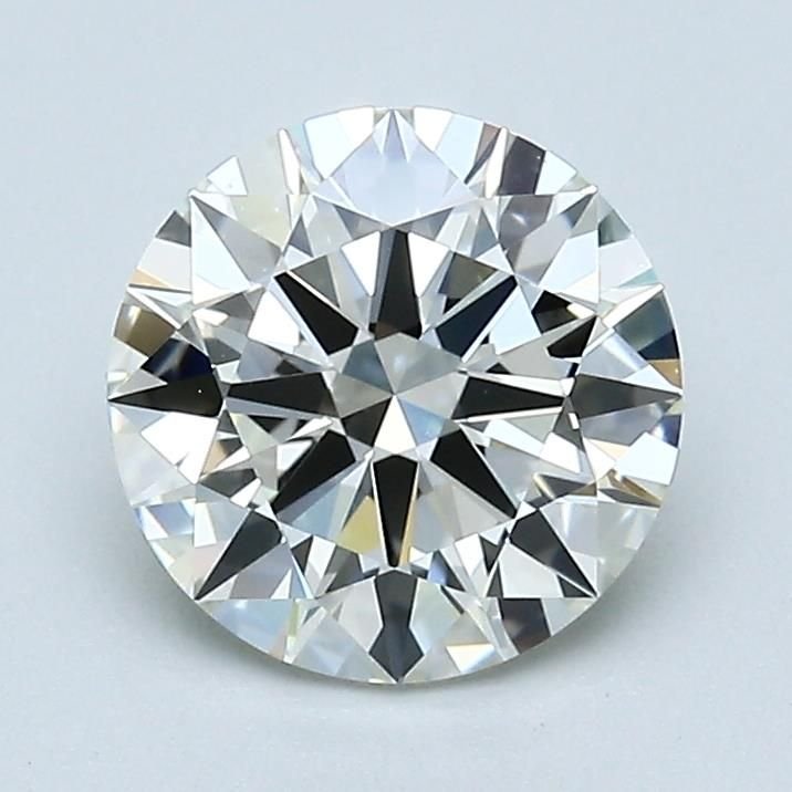 1.71ct K VVS1 Rare Carat Ideal Cut Round Diamond