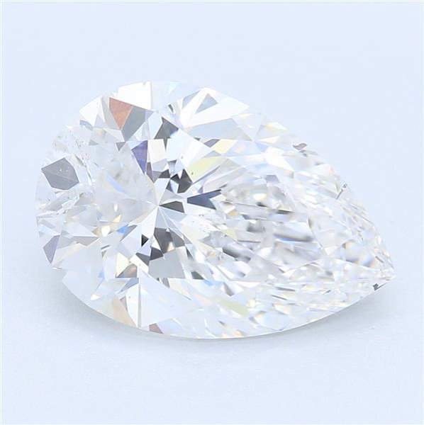 2.05ct E SI1 Rare Carat Ideal Cut Pear Lab Grown Diamond