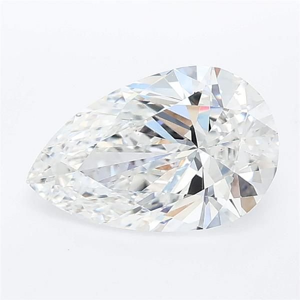 1.43ct D VS1 Rare Carat Ideal Cut Pear Lab Grown Diamond