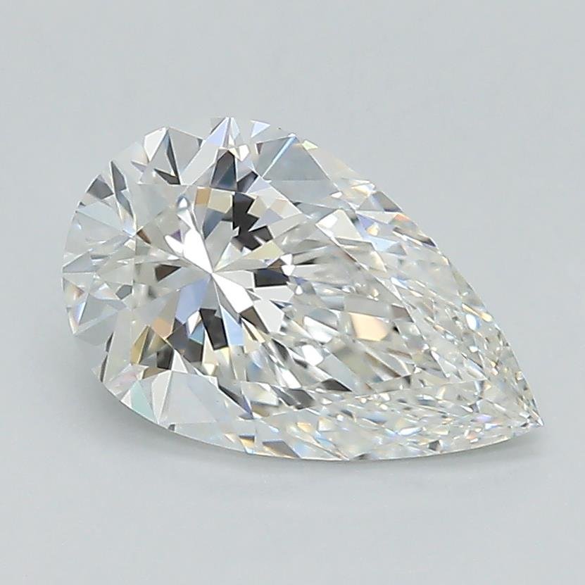 1.10ct F VS1 Rare Carat Ideal Cut Pear Lab Grown Diamond