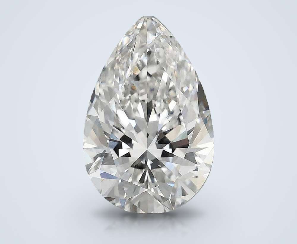 2.80 Carat Pear Lab Diamond