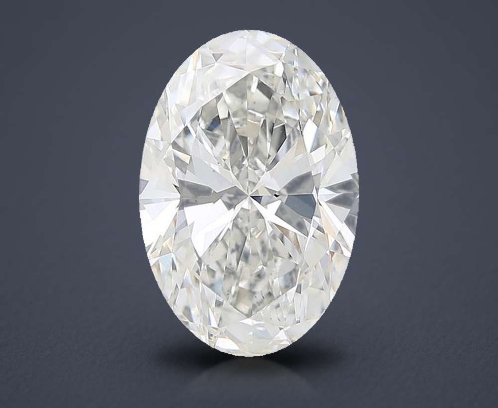 5.38 Carat Oval Lab Diamond
