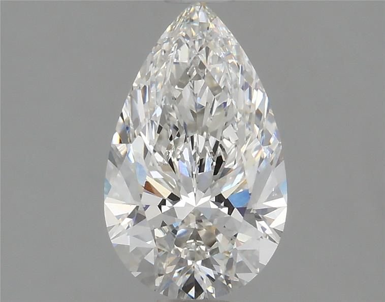 1.14ct F VS2 Rare Carat Ideal Cut Pear Lab Grown Diamond