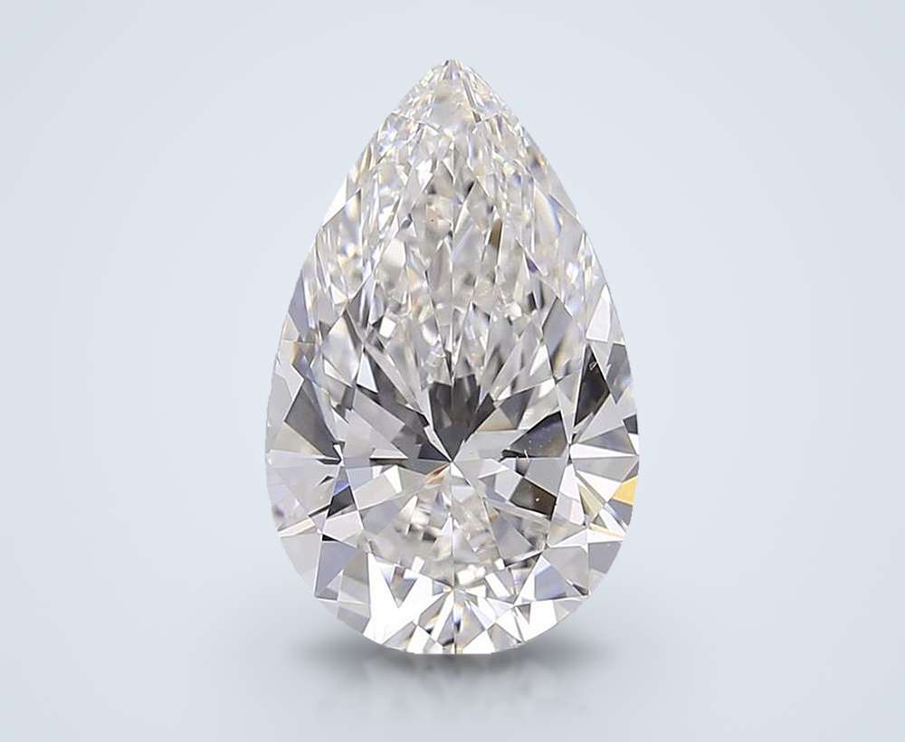 5.71 Carat Pear Lab Diamond