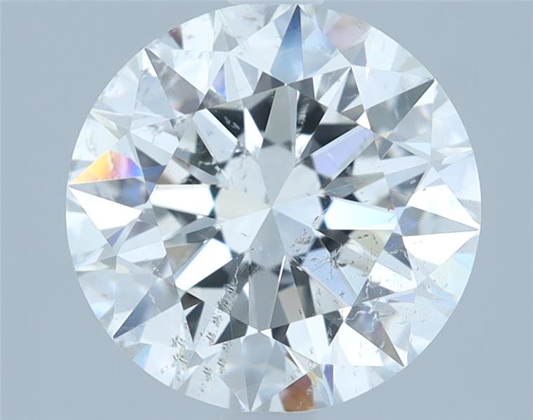 2.07ct H SI2 Rare Carat Ideal Cut Round Diamond