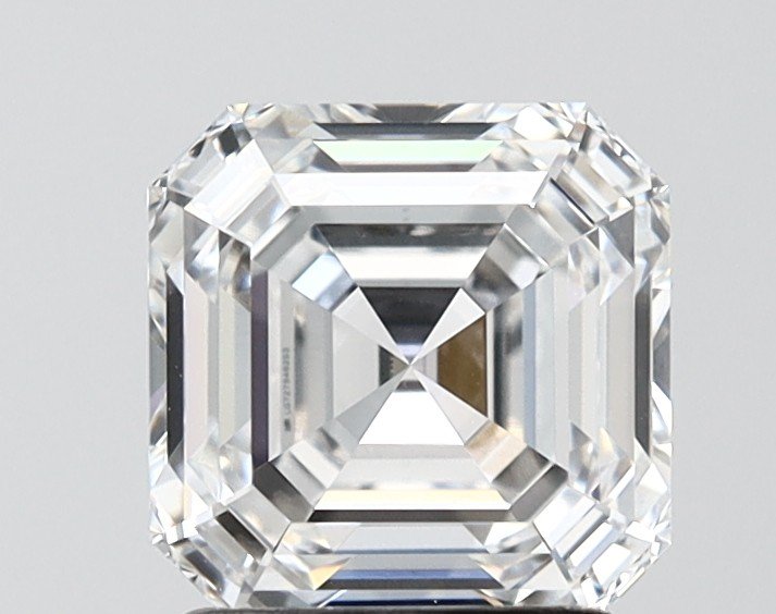 2.08ct D VVS2 Rare Carat Ideal Cut Asscher Lab Grown Diamond