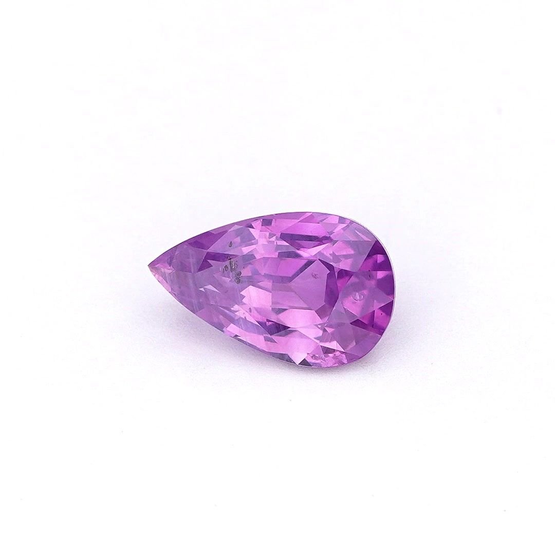 1.00 Carat Pink Pear Sapphire