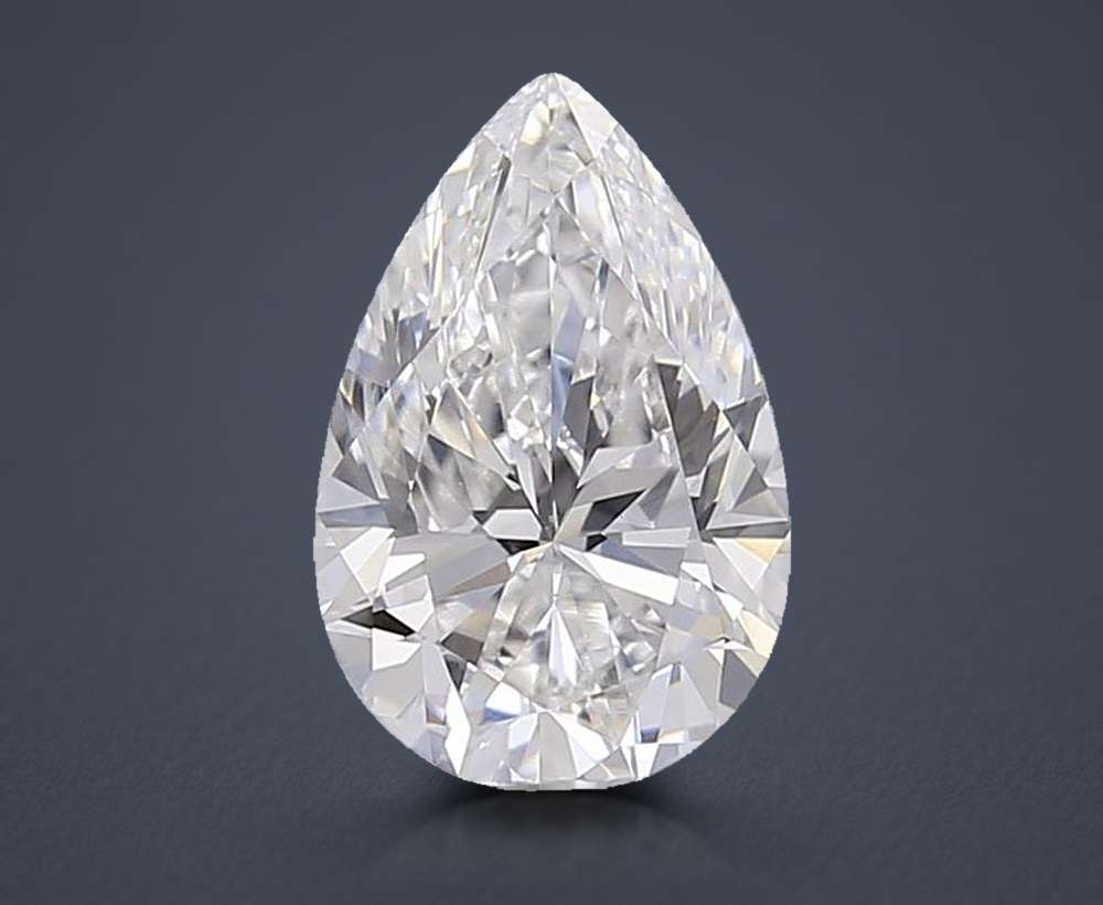 0.62 Carat Pear Lab Diamond