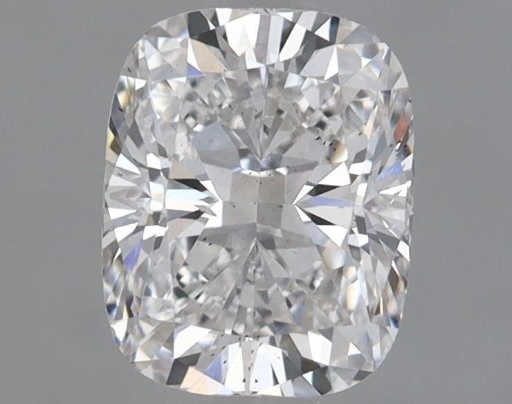 0.96ct F SI1 Rare Carat Ideal Cut Cushion Lab Grown Diamond