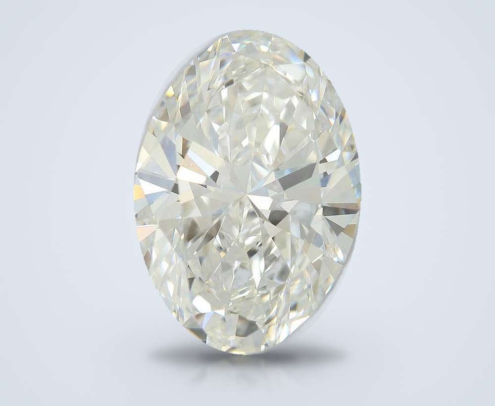 6.77 Carat Oval Lab Diamond