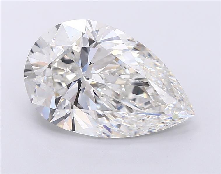 7.01ct F VS1 Rare Carat Ideal Cut Pear Lab Grown Diamond