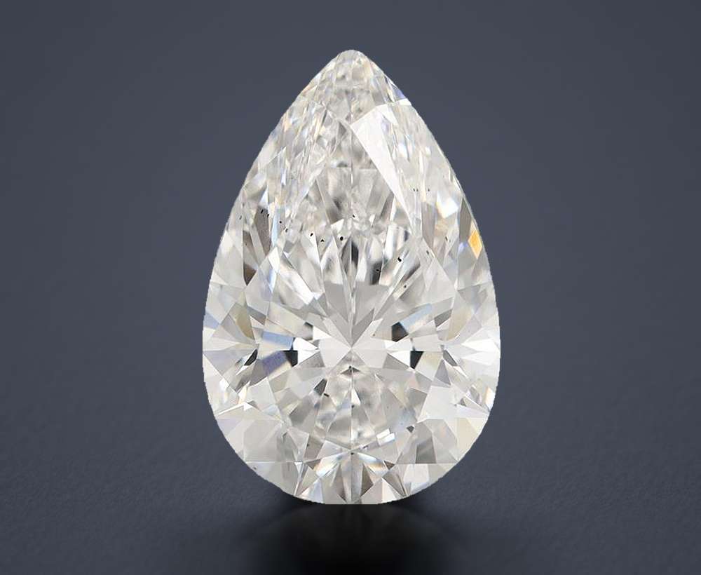 7.65 Carat Pear Lab Diamond